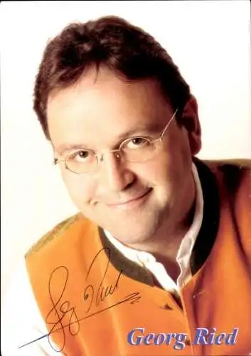 Ak Schauspieler Georg Ried, Portrait, Autogramm