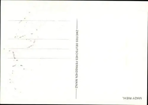 Ak Schauspielerin Mady Riehl, Portrait, Autogramm