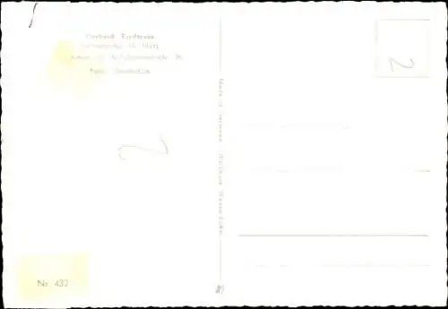 Ak Schauspieler Gerhard Riedmann, Portrait, Autogramm
