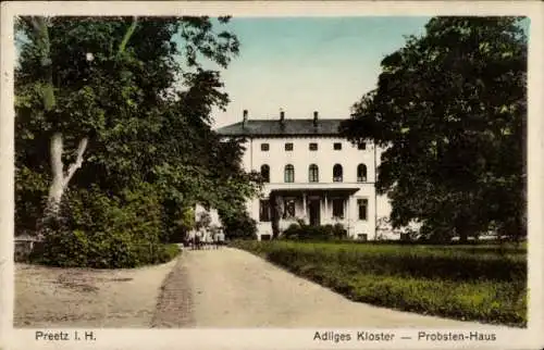 Ak Preetz in Holstein, Adliges Kloster, Probsten-Haus