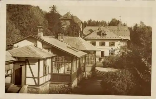 Ak Žamberk Senftenberg Region Pardubice, Albertinum, Pavillon