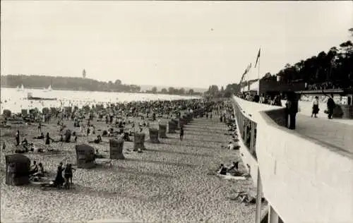 Foto Ak Berlin Zehlendorf Wannsee, Strandbad Wannsee