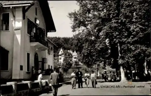 Ak Sângeorz-Băi Sankt Georgen Rumänien, Straßenpartie