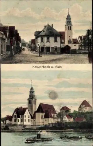 Ak Kelsterbach am Main, Ortsansichten