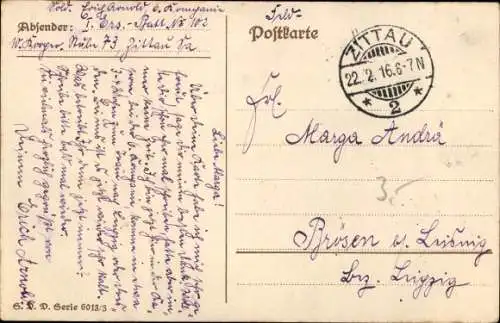 Ak Dies Blümlein das spricht für mich, Patriotik, Zweibund