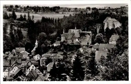 Ak Monschau Montjoie in der Eifel, Teilansicht, Burg, Jugendherberge