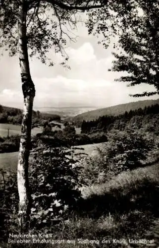 Ak Neukirchen am Knüll Hessen, Blick auf die Landschaft, Südhang des Knüll, Urbachtal