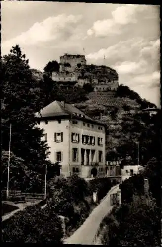 Ak Sankt Goar am Rhein, Jugendherberge, Burg Rheinfels