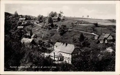 Ak Lückendorf Oybin Oberlausitz, Blick nach der oberen Aue