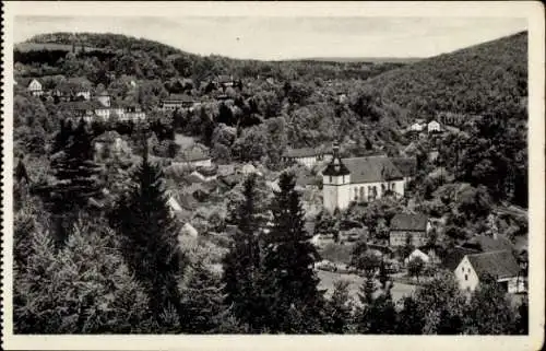 Ak Bad Gottleuba in Sachsen, Ortsansicht, mit Sanatorium der SVA Sachsen