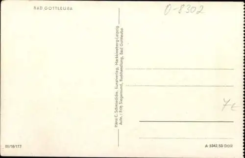 Ak Bad Gottleuba in Sachsen, Ortsansicht