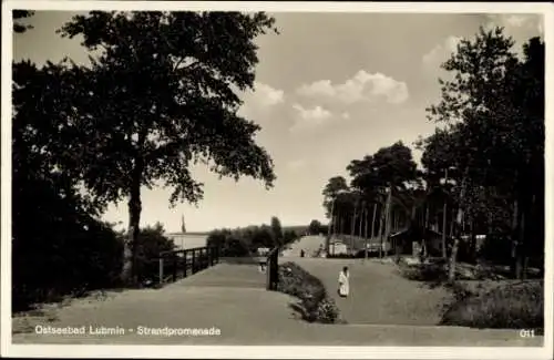 Ak Seebad Lubmin, Strandpromenade