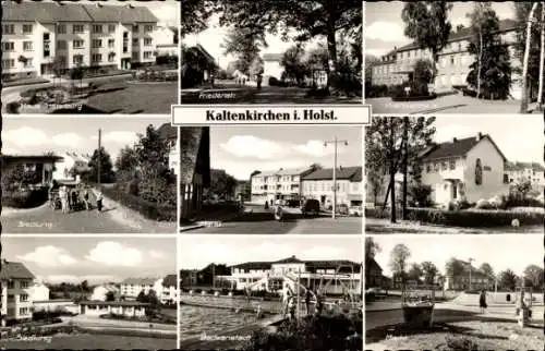 Ak Kaltenkirchen in Holstein, Siedlung, Krankenhaus, Freibad, Markt, Haus Insterburg