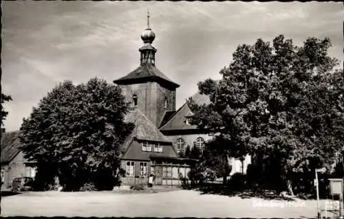 Ak Schönberg in Holstein, Teilansicht, Kirche