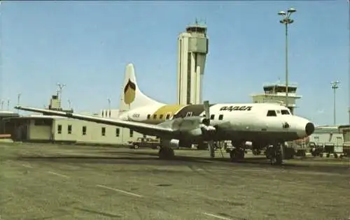 Ak Amerikanisches Passagierflugzeug, Convair 580, Aspen Airways