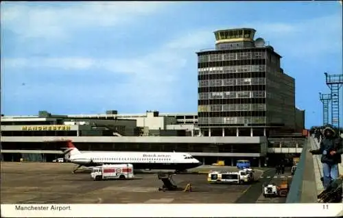 Ak Flughafen Manchester North West England, British Airways