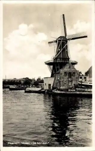 Ak Haarlem Nordholland Niederlande, Molen De Adriaan