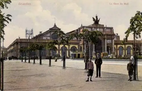 Ak Brüssel Brüssel, La Gare du Midi