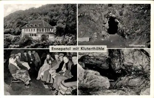 Ak Ennepetal Westfalen, Kurhaus Kluterthöhle, Kluterthöhle