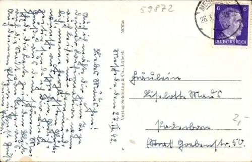 Ak Meschede im Sauerland, Gesamtansicht