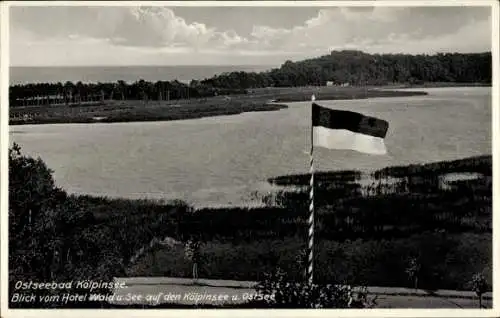 Ak Ostseebad Kölpinsee auf Usedom, Blick vom Hotel Wald und See, Haus Kölpinshöh