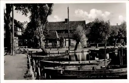 Ak Lychen in der Uckermark, Malerwinkel