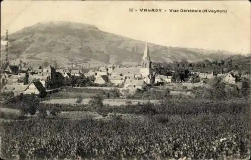 Ak Nuces Valady Aveyron, Vue Generale