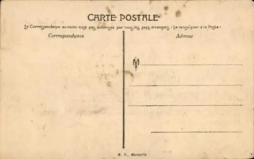 Ak Marseille Bouches du Rhône, Exposition Coloniale 1906, Pavillon de Forets d'Algeria