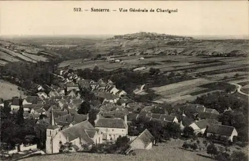 Ak Sancerre Cher, Vue Generale de Chavignol