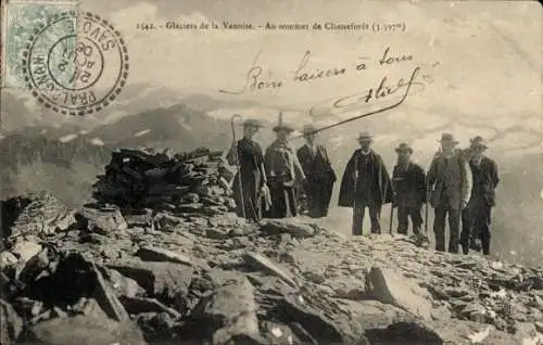 Ak La Vanoise Savoie, Glaciers de la Vanoise, au sommert de Chasseforet