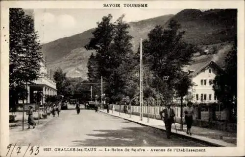 Ak Challes les Eaux Savoie, La Reine du Soufre, Avenue de l'Etablissement