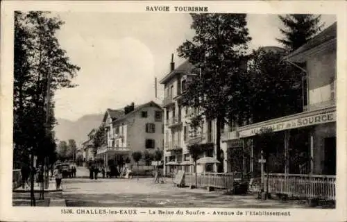 Ak Challes les Eaux Savoie, La Reine du Soufre, Avenue de l'Etablissement