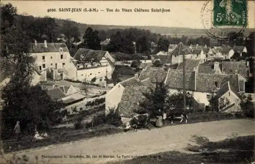 Ak Changis Saint Jean Seine et Marne, Vue du Vieux Chateau Saint-Jean