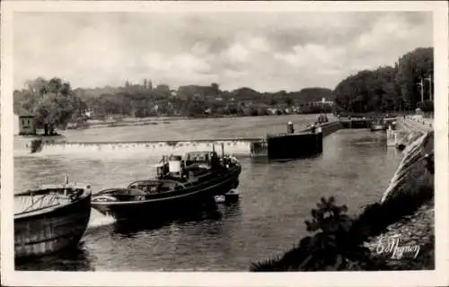 Ak Brolles Bois le Roi Seine et Marne, Barrage et Ecluse de Sermaize