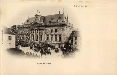 Ak Langres Haute Marne, Rathaus