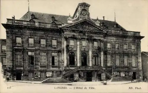 Ak Langres Haute Marne, Rathaus