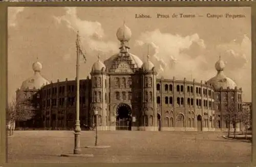 Ak Lisboa Lissabon Portugal, Praca de Touros, Campo Pequeno