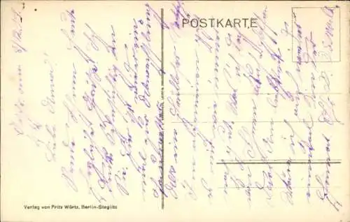 Künstler Ak von Korff, Gabriele, Kurland Lettland, Frühling