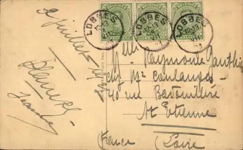 Ak Thuin Wallonien Hennegau, Panorama, vue prise vers Lobbes