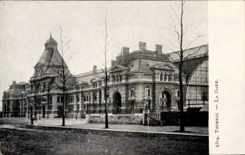 Ak Tournai Wallonien Hennegau, Gare