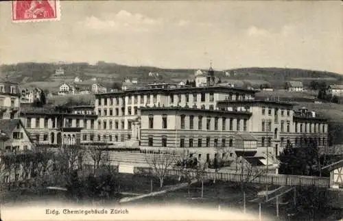 Ak Zürich Stadt Schweiz, Eidgenössisches Chemiegebäude