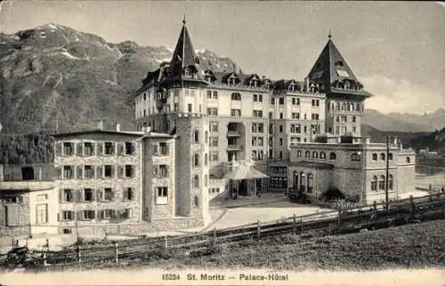 Ak Sankt Moritz Kanton Graubünden, Palace Hotel