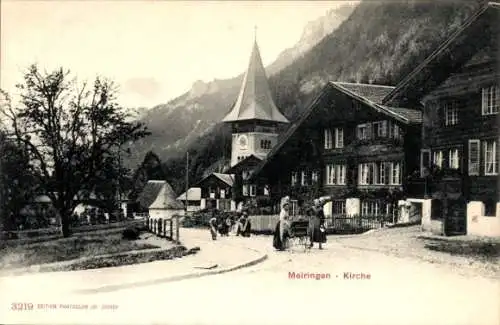 Ak Meiringen Kanton Bern Schweiz, Kirche