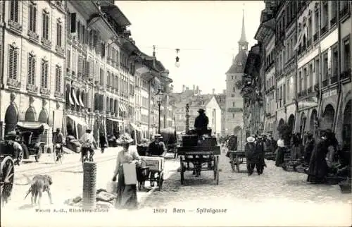 Ak Bern Stadt Schweiz, Spitalgasse