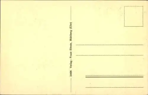 Ak Mühlberg an der Elbe, Lindenstraße