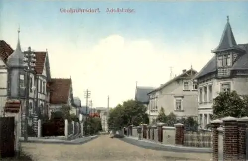 Ak Großröhrsdorf in Sachsen, Adolfstraße