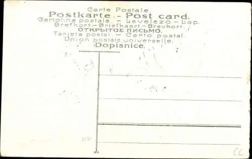 Präge Ak Blumenstrauß mit Rosen und Vergissmeinnicht
