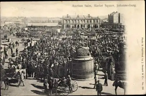 Ak Johannesburg Südafrika, Auction Sales, Market Square