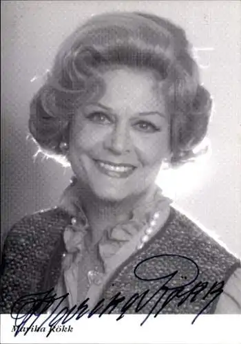 Ak Schauspielerin Marika Rökk, Portrait, Autogramm