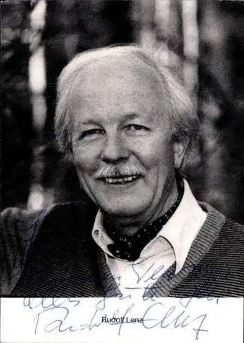Ak Schauspieler Rudolf Lenz, Portrait, Autogramm